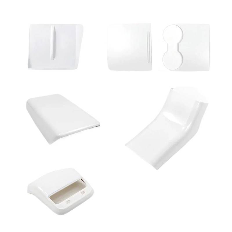 Auto Innenmittelkonsolen Schalttafel Für Modell Y Für Modell 3 Mittelkonsole Wrap Cover Kit Armaturenbrett Armlehne Abdeckung Tür Seitenverkleidung Innenanzug(5pcs set) von Pibid