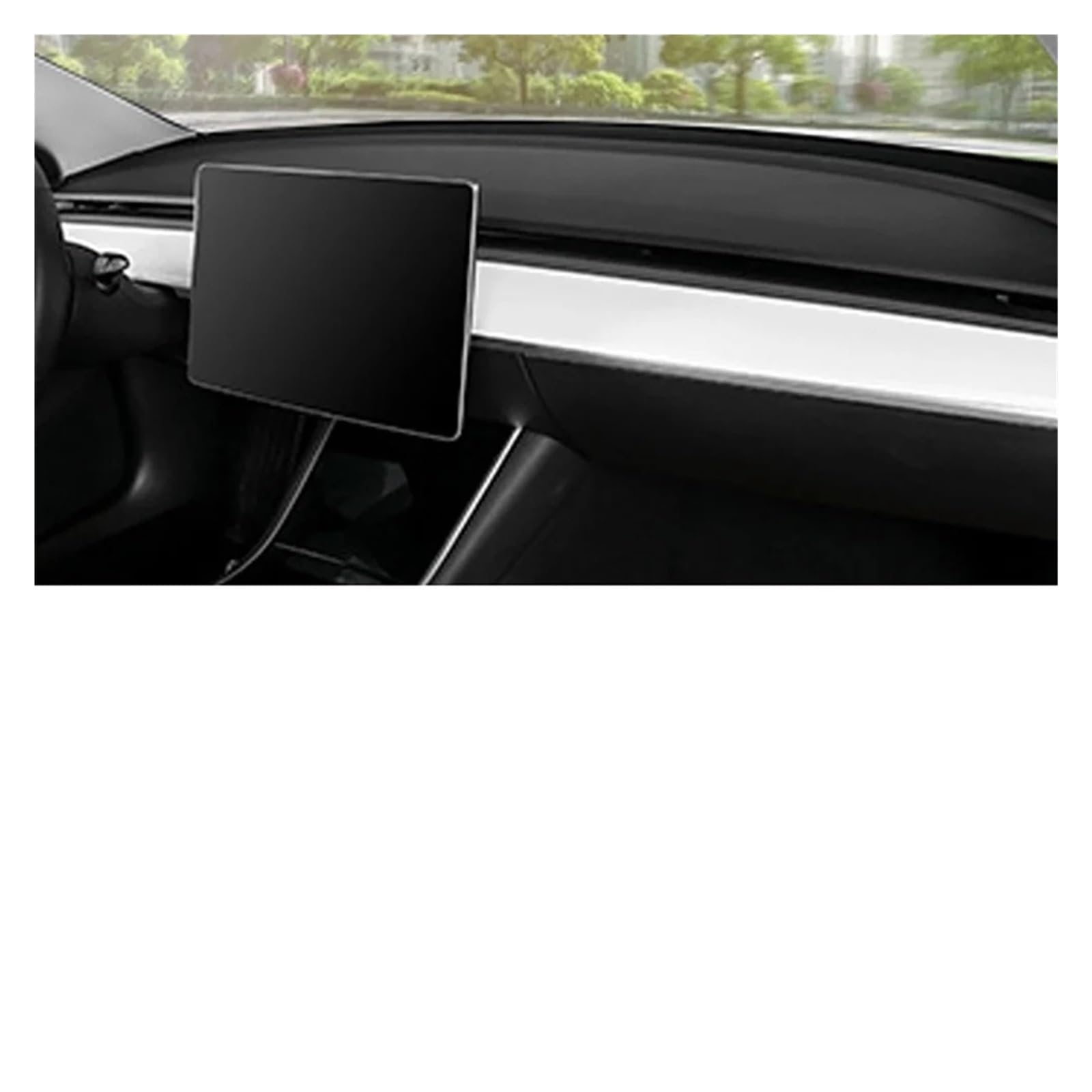 Auto Innenmittelkonsolen Schalttafel Für Modell Y Für Modell 3 Mittelkonsole Wrap Cover Kit Armaturenbrett Armlehne Abdeckung Tür Seitenverkleidung Innenanzug(Dashboard Cover) von Pibid
