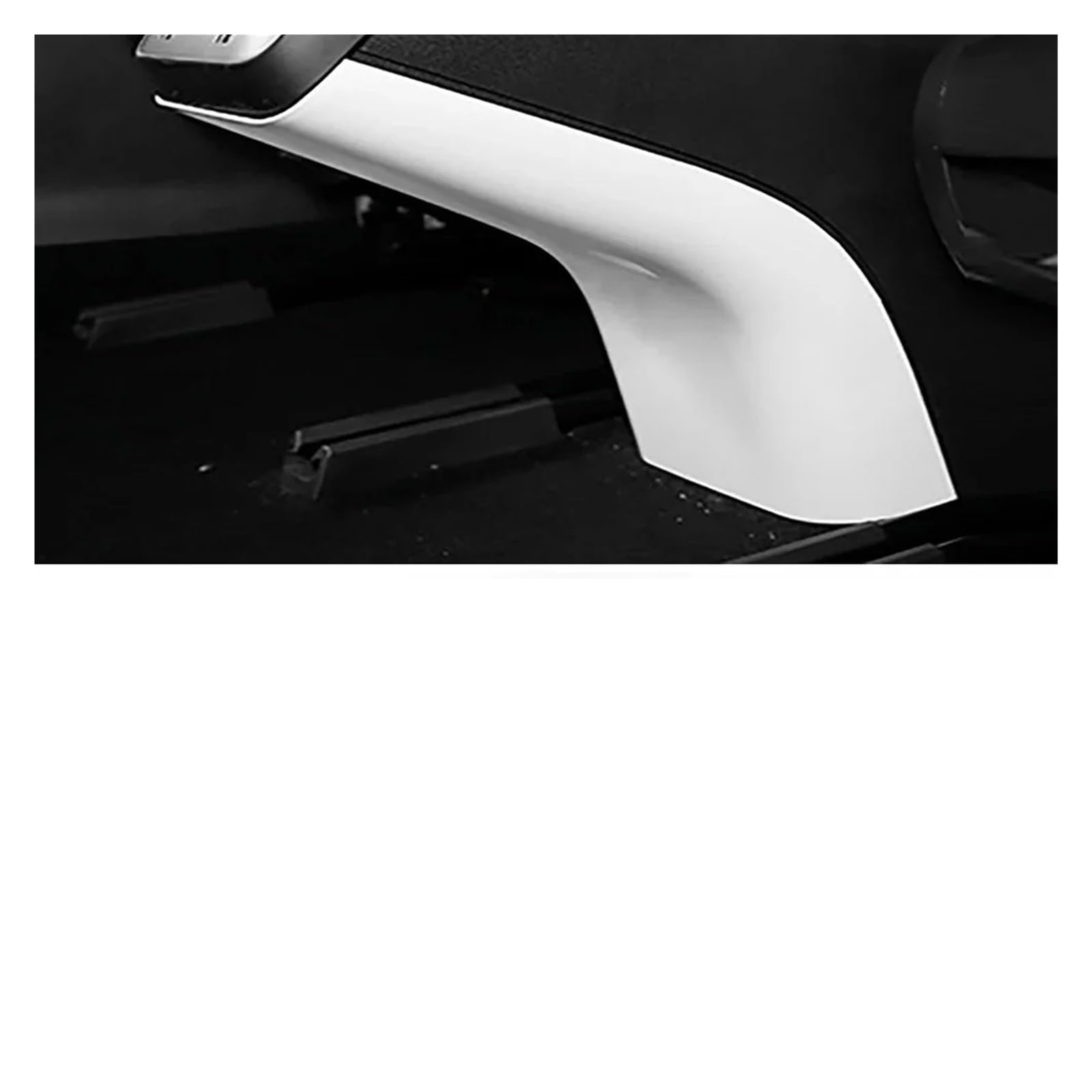 Auto Innenmittelkonsolen Schalttafel Für Modell Y Für Modell 3 Mittelkonsole Wrap Cover Kit Armaturenbrett Armlehne Abdeckung Tür Seitenverkleidung Innenanzug(Rear Anti-Kick Cover) von Pibid