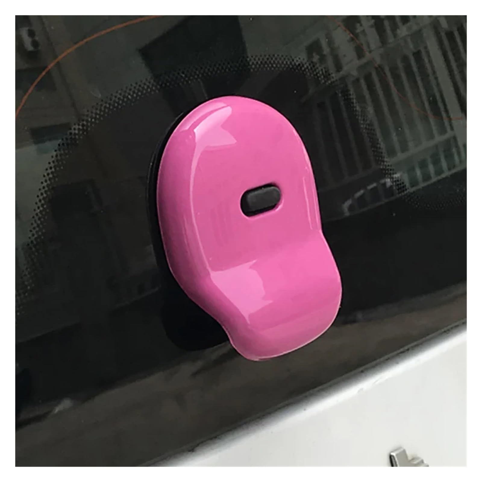 Auto Innenmittelkonsolen Schalttafel Für Neu Für Smart Für Fortwo Für 453 Kofferraumgriffabdeckung Dekorativer Aufkleber Griff Schutzhülle(Rose red) von Pibid
