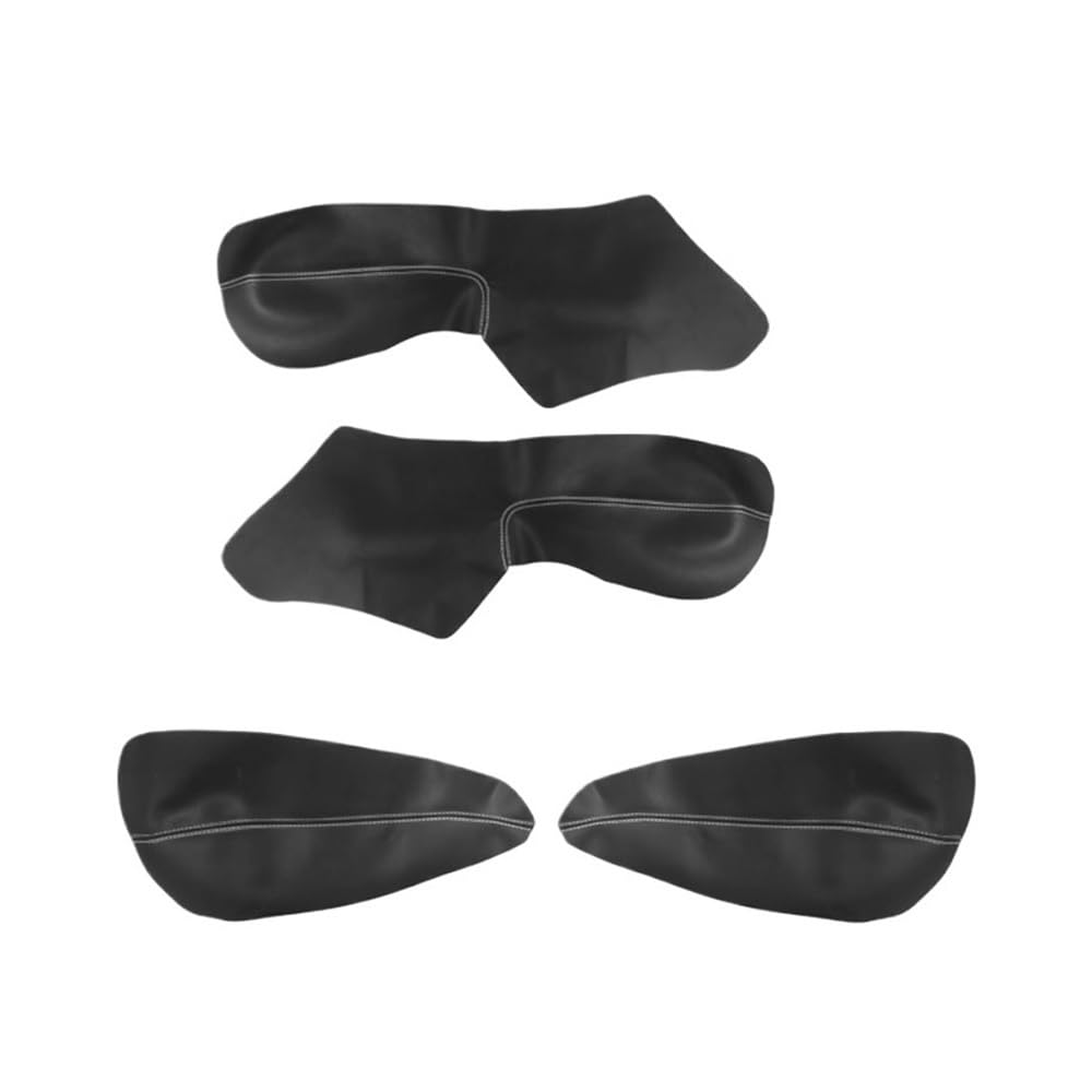 Auto Innenmittelkonsolen Schalttafel Für Peugeot 206 Auto Styling Innentür Armlehne Panel Abdeckung Schutz Zierleisten Auto Innen Moulding Trim(Black-white) von Pibid