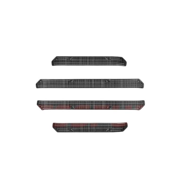 Auto Innenmittelkonsolen Schalttafel Für Prius V 2023 2024 Autoinnenraum-Vollset Aufkleber Steuergetriebe Schalttafelabdeckung Dekoration Innenausstattung Zubehör(4PCS Metal) von Pibid