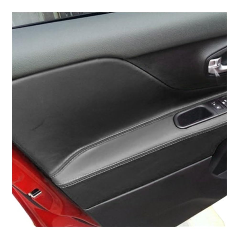 Auto Innenmittelkonsolen Schalttafel Für Renegade 2015 2016 2017 Auto Innentür Armlehne Panel Abdeckung Schutz Trim Auto Innen Molding Trim(4x Black with Black) von Pibid