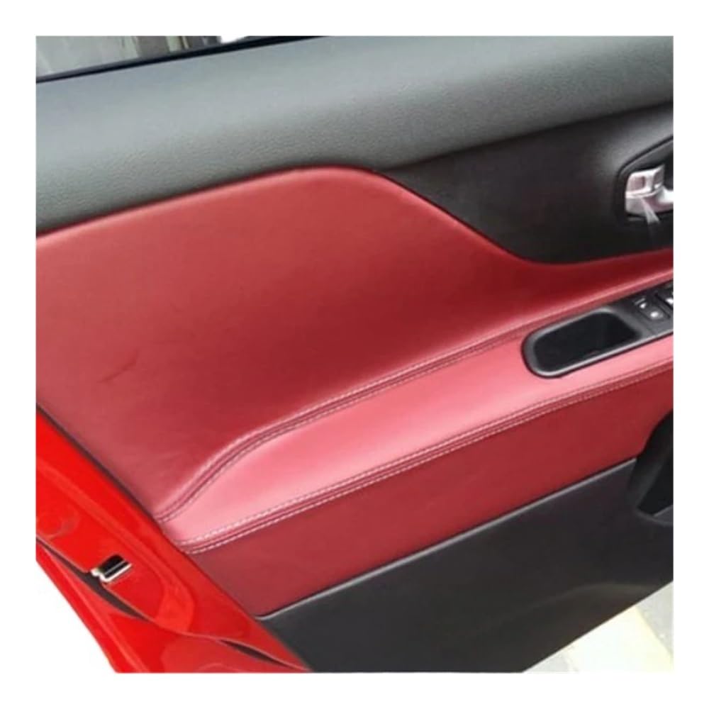 Auto Innenmittelkonsolen Schalttafel Für Renegade 2015 2016 2017 Auto Innentür Armlehne Panel Abdeckung Schutz Trim Auto Innen Molding Trim(4x Wine with Wine) von Pibid