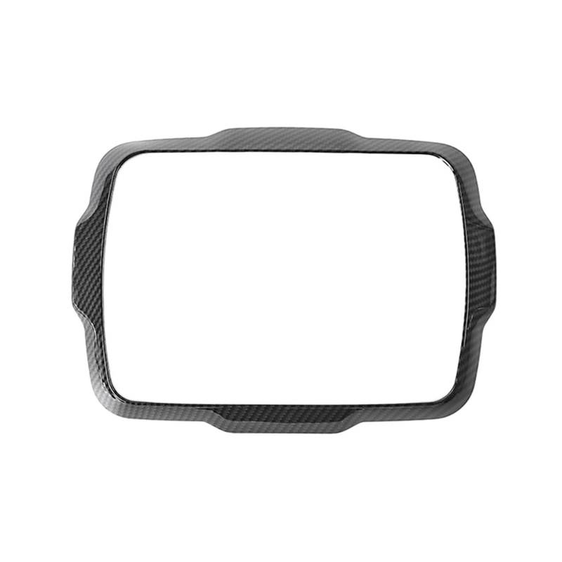 Auto Innenmittelkonsolen Schalttafel Für Renegade 2018 2019 2020 2021 2022 2023 Navigation Dekorative Rahmen Control Panel Dekoration Abdeckung Trim(Carbon Fiber Look) von Pibid