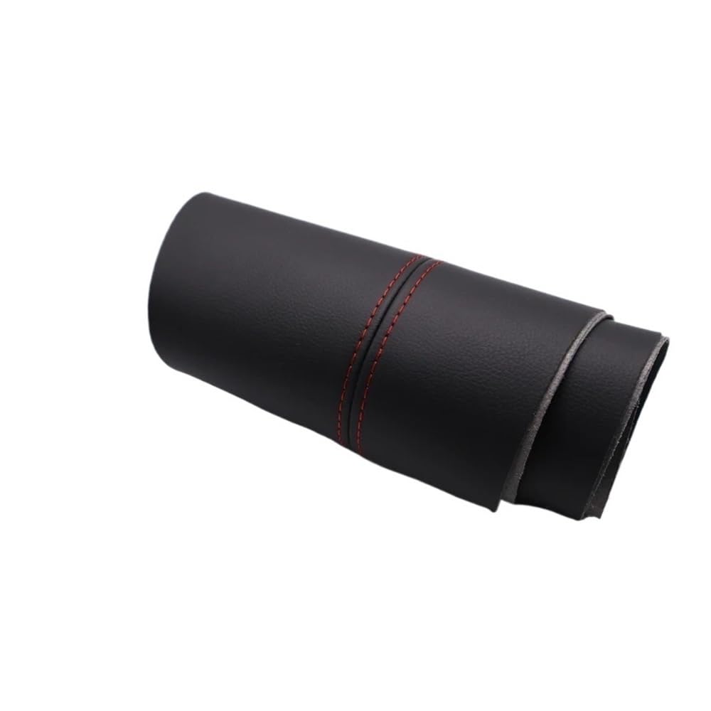 Auto Innenmittelkonsolen Schalttafel Für Superb 2002-2006 LHD Auto Styling Türgriff Abdeckung Armlehne Schutz Borte Auto Innen Zubehör(Black with red) von Pibid