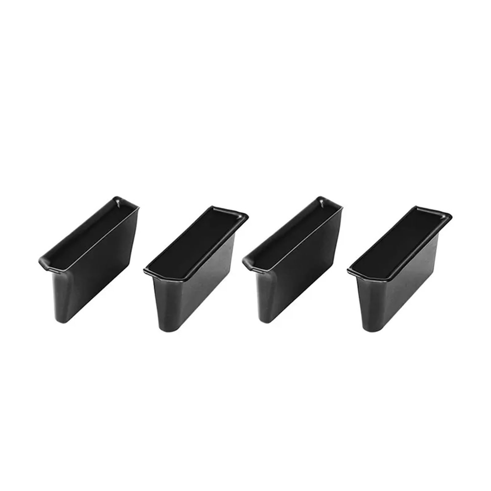 Auto Innenmittelkonsolen Schalttafel Für Suzuki Für Jimny 2019-2023 Up Autotür Innengriff Armlehne Aufbewahrungsbox Fach 4-Türer Innenzubehör(Black 4 pcs) von Pibid