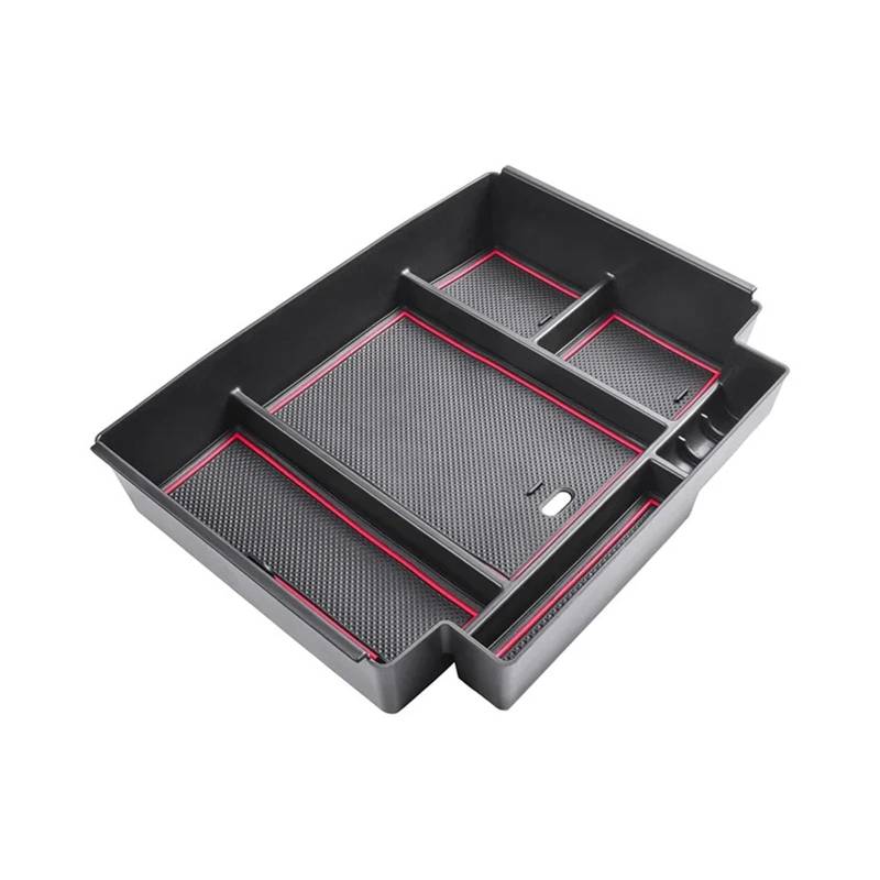 Auto Innenmittelkonsolen Schalttafel Für Tahoe Für Suburban 2021 2022 2023 Auto Center Armlehne Box Zubehör Fit Power-Sliding Konsole Auto-Interieur-Zubehör(Styles2) von Pibid