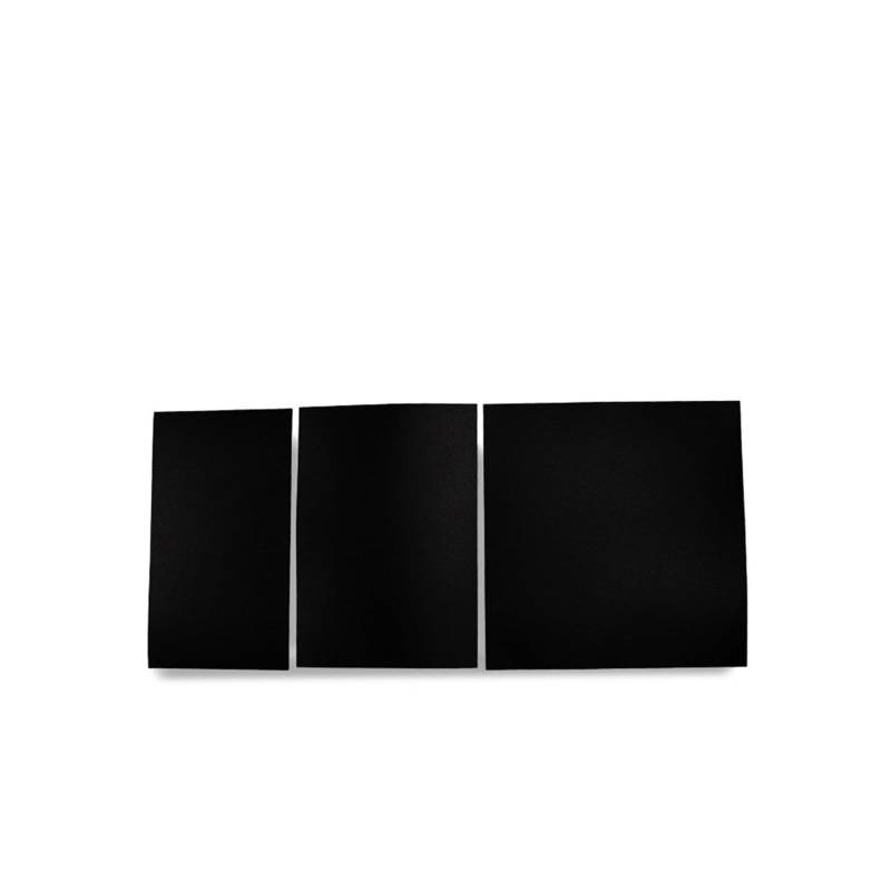 Auto Innenmittelkonsolen Schalttafel Neu Für Modell 3 Für Highland 2024 Center Konsole Panel Aufkleber Carbon Muster Zentrale Steuerung Abdeckung Auto Innen Zubehör(Matte Black) von Pibid