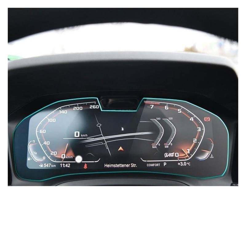 GPS Displayschutzfolie Für 3er-Serie G20 G21 2020 2021 Displayschutzfolie Aus Gehärtetem Glass Für Das Auto-Instrumentenbrett(with Camera) von Pibid