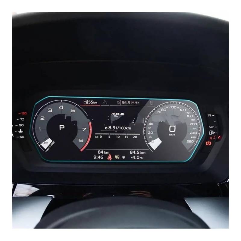 GPS Displayschutzfolie Für A3 8Y 2020 2021 Automotive Interior Instrument Panel Membran Bildschirm Gehärtetes Glass Schutz Film(Low Match) von Pibid