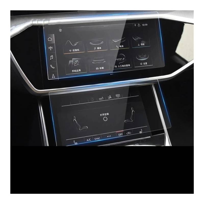 GPS Displayschutzfolie Für A6 A7 C8 2019 2020 2021 2022 2023 TPU Auto GPS Navigation Display-schutzfolie Auto Zubehör von Pibid
