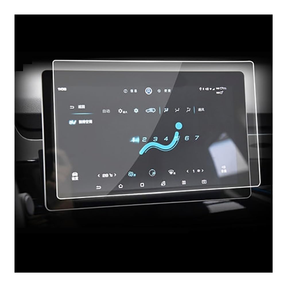 GPS Displayschutzfolie Für BYD Für S2 2019 2020 10,1 Zoll 8 Zoll GPS Navigation Instrument Panel Bildschirm Gehärtetes Glass Schutz Film Auto Innen(Style a) von Pibid