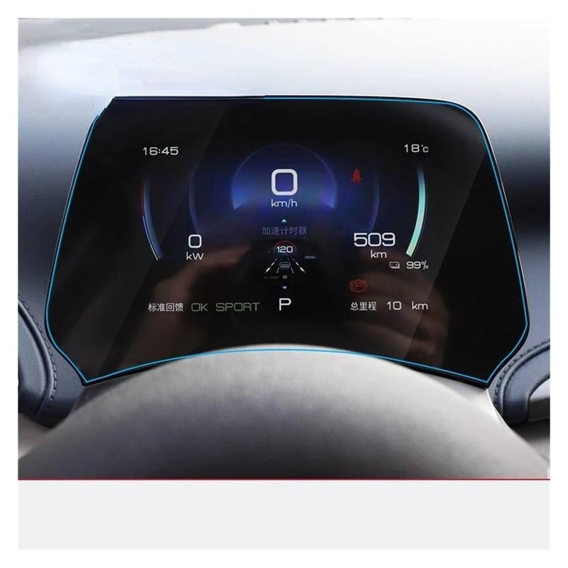 GPS Displayschutzfolie Für BYD Für Yuan Plus 2022 2023 Auto-Styling GPS-Navigation Gehärtetes Glas Film Displayschutzfolie Schutzfolie(Inches 5) von Pibid