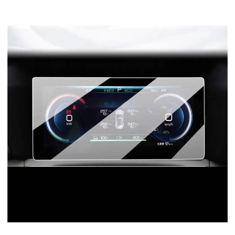 GPS Displayschutzfolie Für BYD Für Yuan UP 2024 Gehärtetem Glass Schutz Auto 10,1 Zoll GPS Navigation Schutz Film(Dashboard) von Pibid