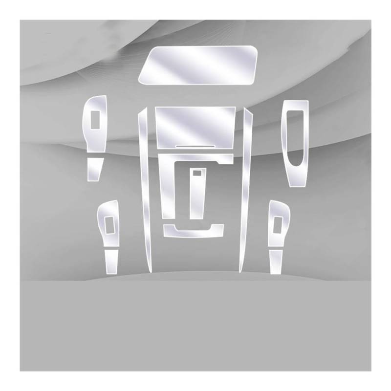 GPS Displayschutzfolie Für CX-30 2020 2021 Auto Interior Center Konsole Transparente TPU Schutz Film Navigation Zubehör(Style B for RHD) von Pibid