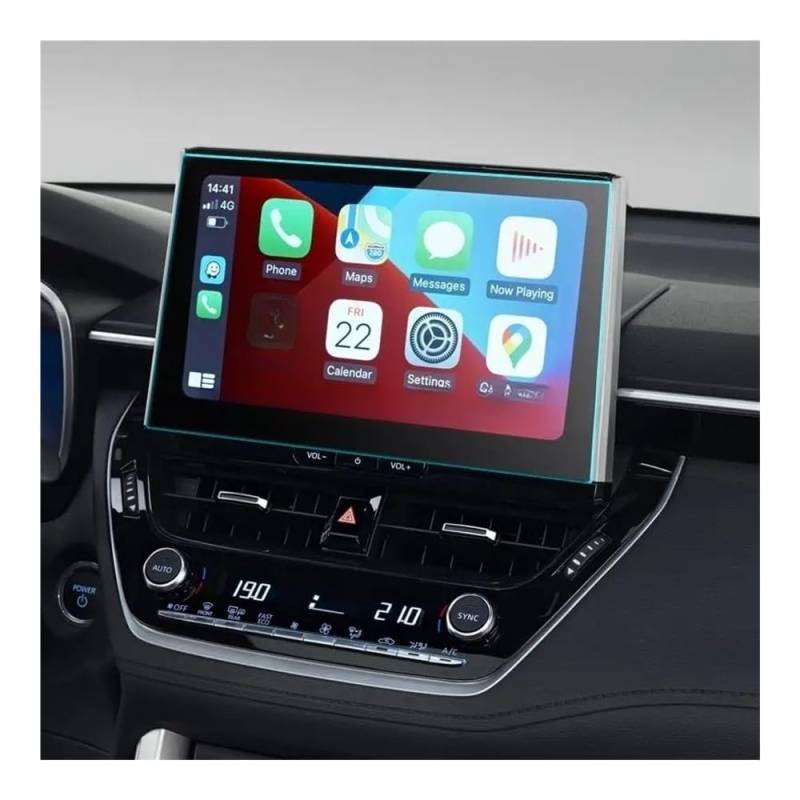 GPS Displayschutzfolie Für Corolla Für Kreuz 2022 2023 TPU Screen Protector Film 10,5 Zoll Auto GPS Navigation Innen Zubehör von Pibid