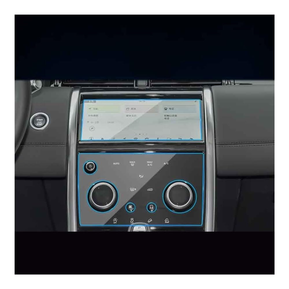 GPS Displayschutzfolie Für Defender P400 HSE 2020 Auto GPS Navigation Bildschirm Gehärtetes Glass Schutz Film Auto Innen Aufkleber(Style B) von Pibid