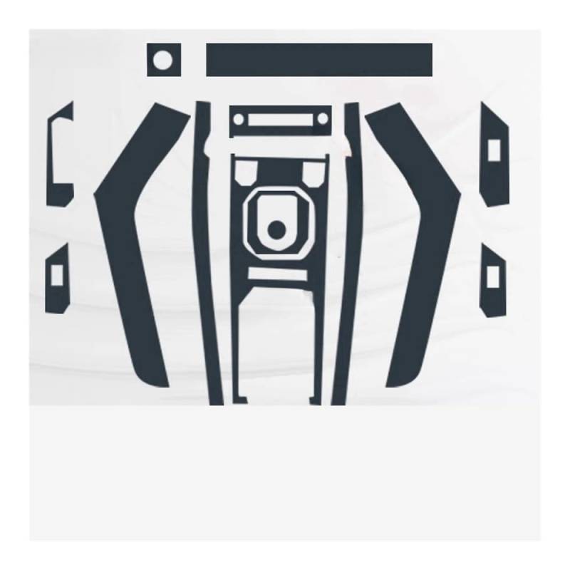 GPS Displayschutzfolie Für Evoque 2015-2018 Auto Getriebe GPS Navigation Film Bildschirm TPU Schutzfolie Dekoration Aufkleber(Whole Set B for LHD) von Pibid