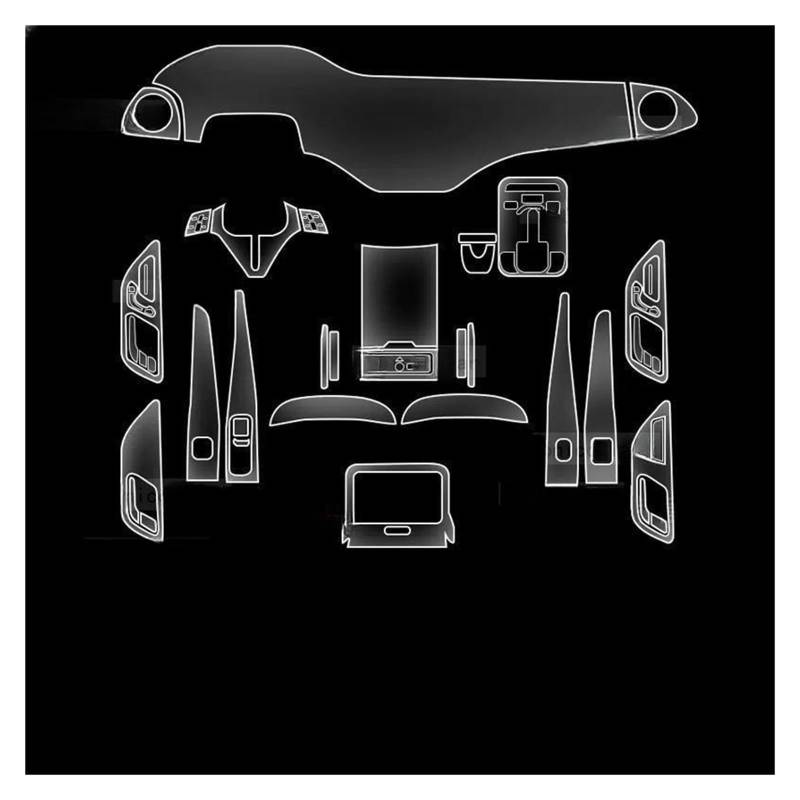 GPS Displayschutzfolie Für Für EQS AMG 450 2021 2022 2023 Getriebe Panel Navigation Bildschirm Automotive Interior TPU Schutz Film(Style c) von Pibid