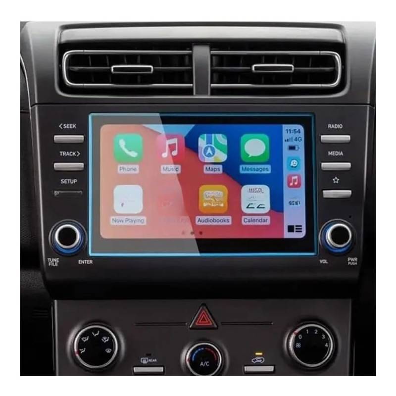 GPS Displayschutzfolie Für Hyundai Für Creta 2021 2022 Screen Protector Gehärtetem Glass Auto GPS Navigation Innen Zubehör(Inch 8) von Pibid
