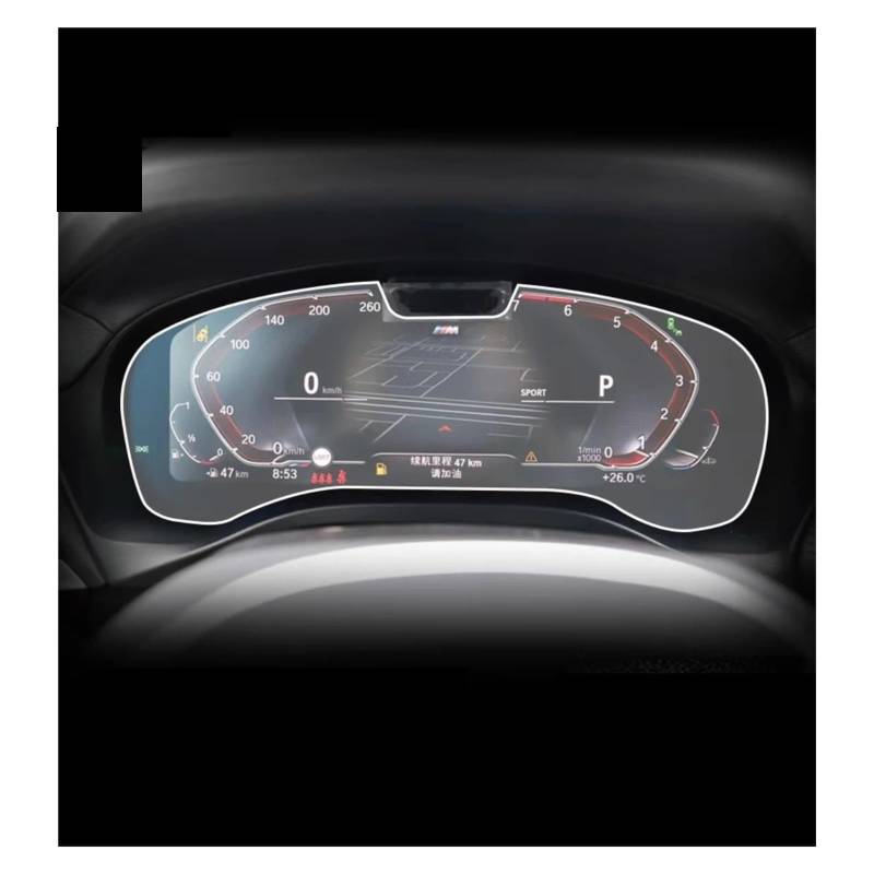 GPS Displayschutzfolie Für IX3 2019 2020 2021 2022 Auto-GPS-Navigation Gehärtetes Glass Und Armaturenbrett-Bildschirmschutzfolie(High Match Dashboard,2019-2021) von Pibid