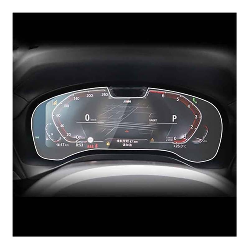 GPS Displayschutzfolie Für IX3 2022 Auto Zentralen Bildschirm GPS Navigation Gehärtetes Glass Schutz Film Innen Auto Zubehör(Style B) von Pibid