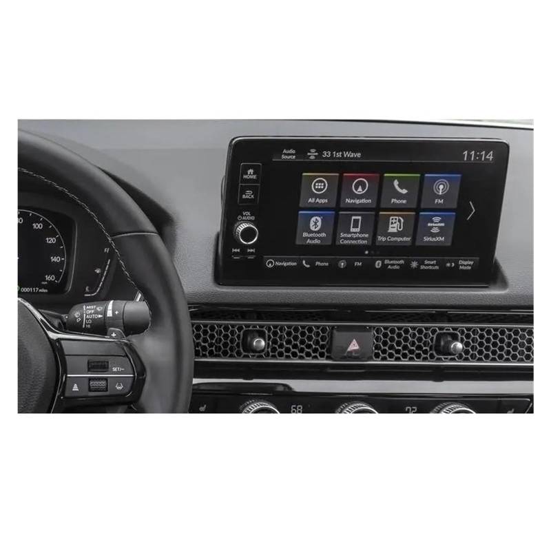 GPS Displayschutzfolie Für Jazz 2023 Gehärtetem Glass Film 9 Zoll Auto GPS Navigation Displayschutzfolie Innen Zubehör von Pibid