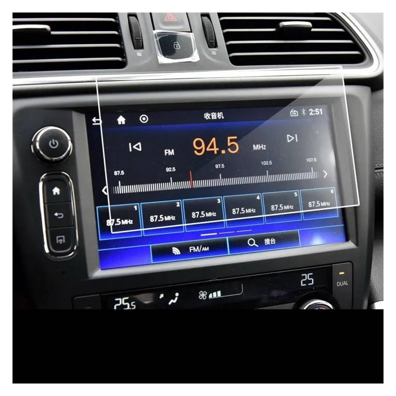 GPS Displayschutzfolie Für Kadjar 2016-2019 Gehärtetem Glass Schutz Film Screen Protector Auto GPS Navigation Zubehör von Pibid