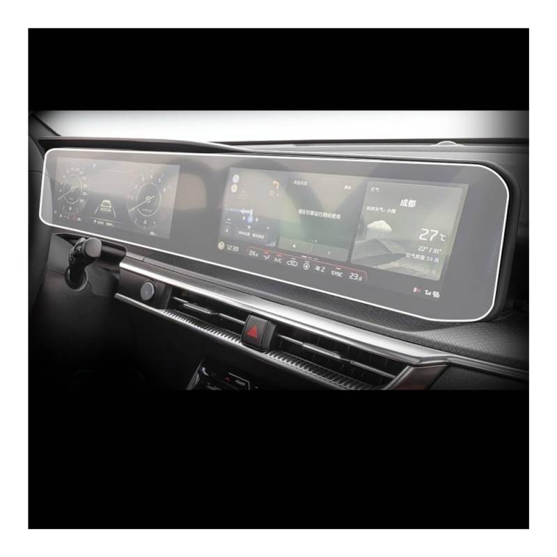 GPS Displayschutzfolie Für Kia Für Canival 2020 2021 2022 2023 Auto Bildschirm Der Mittelkonsole Schutz Film GPS Navigation Transparent TPU von Pibid
