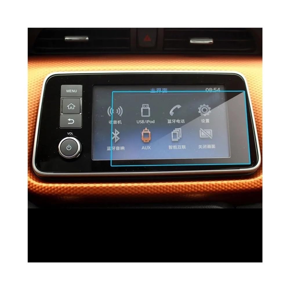 GPS Displayschutzfolie Für Kicks 2017 2018 2019 Auto GPS Navigation Screen Protector Auto Innen Gehärtetes Glass Display-schutzfolie Zubehör(Inch 7) von Pibid