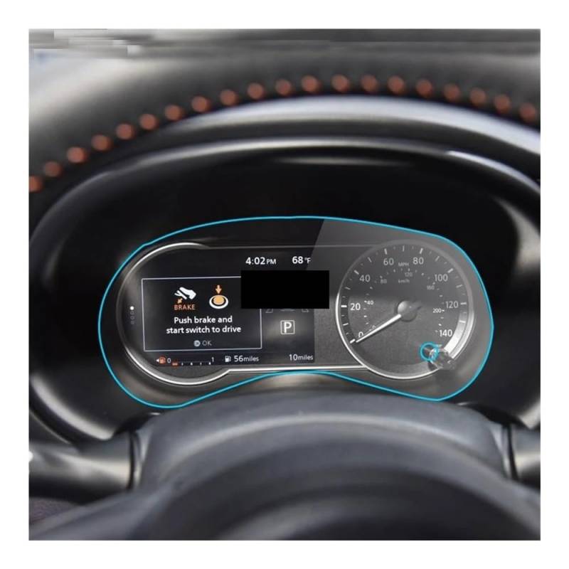 GPS Displayschutzfolie Für Kicks 2017–2020 PET-Folie Displayschutzfolie Auto-Instrumententafel-Schutz Armaturenbrett-Schutzfolie von Pibid