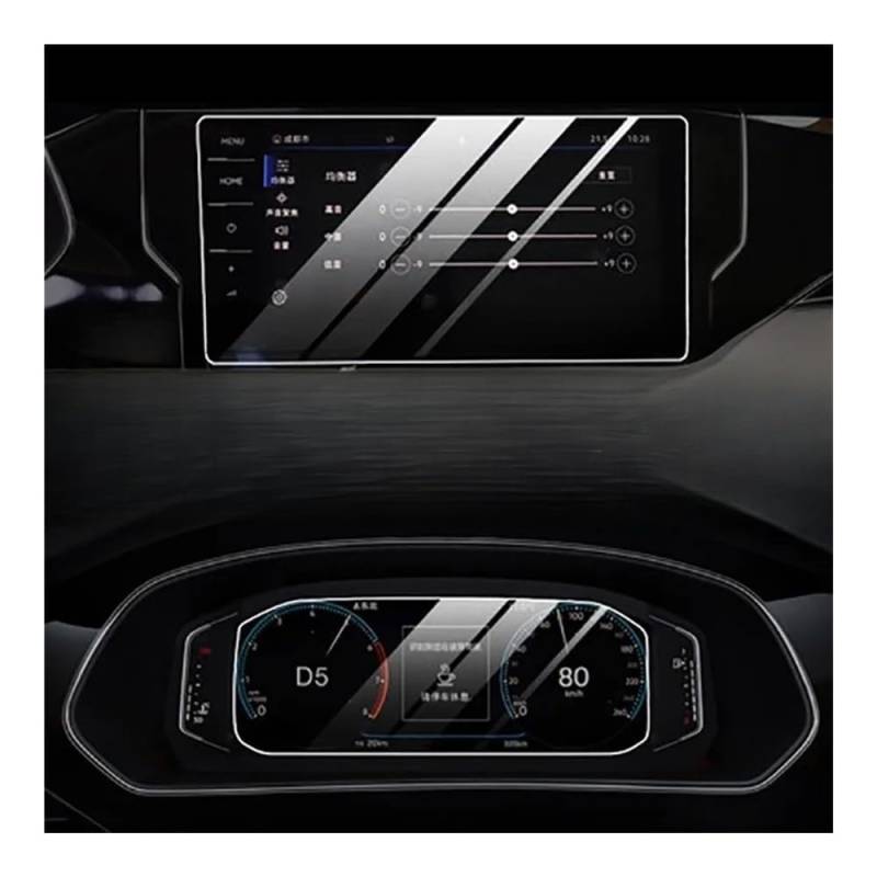 GPS Displayschutzfolie Für Passat 2019 2020 2021 Gehärtetes Glass Schutz Film Auto GPS Navigation Screen Protector Auto Innen(HD) von Pibid