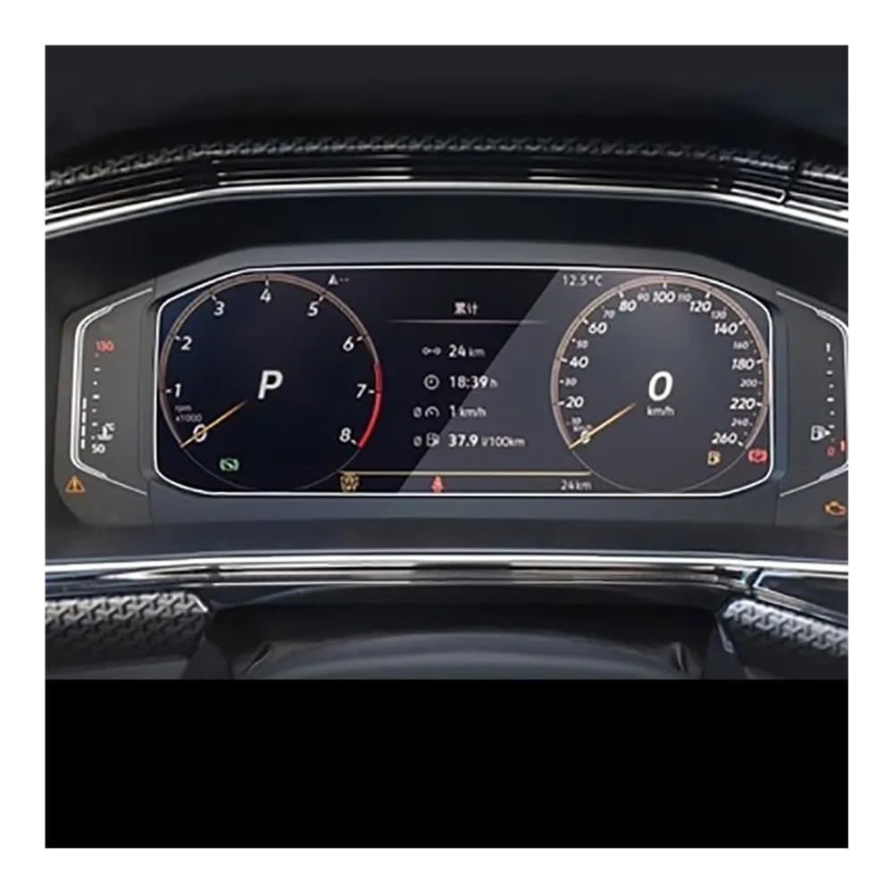 GPS Displayschutzfolie Für Passat 2019 2020 2021 Gehärtetes Glass Schutz Film Auto GPS Navigation Screen Protector Auto Innen(Style d) von Pibid