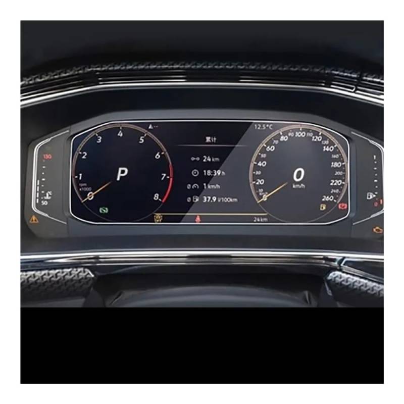 GPS Displayschutzfolie Für Passat 2019 2020 2021 Gehärtetes Glass Schutz Film Auto GPS Navigation Screen Protector Auto Innen(Style d) von Pibid