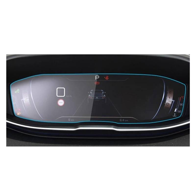 GPS Displayschutzfolie Für Peugeot 3008 2017 2018 2019 Schutzfolie Auto GPS Navigation Gehärtetem Glass Displayschutzfolie(Inch 12.3 Instrument) von Pibid