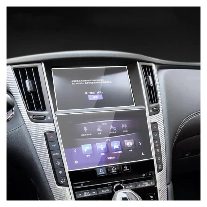 GPS Displayschutzfolie Für Q50 2016 2017 2018 2019 2020 Auto GPS Navigation Film Bildschirm Gehärtetem Glass Schutz Film Zubehör von Pibid