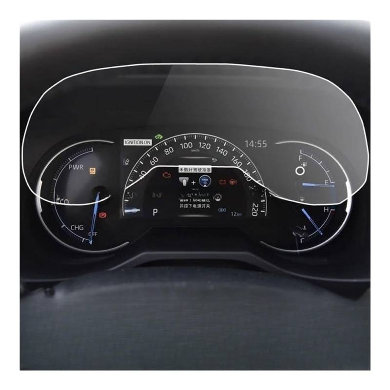 GPS Displayschutzfolie Für RAV4 2020 Schutzfolie Auto Instrumententafel-Schutz Armaturenbrett Center Control Touchscreen Zubehör von Pibid