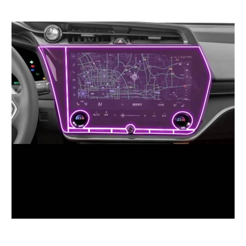 GPS Displayschutzfolie Für RZ 450e 2022 2023 TPU Schutz Film Auto GPS Navigation Display Schutz Film Auto Navigation Schutz Film von Pibid