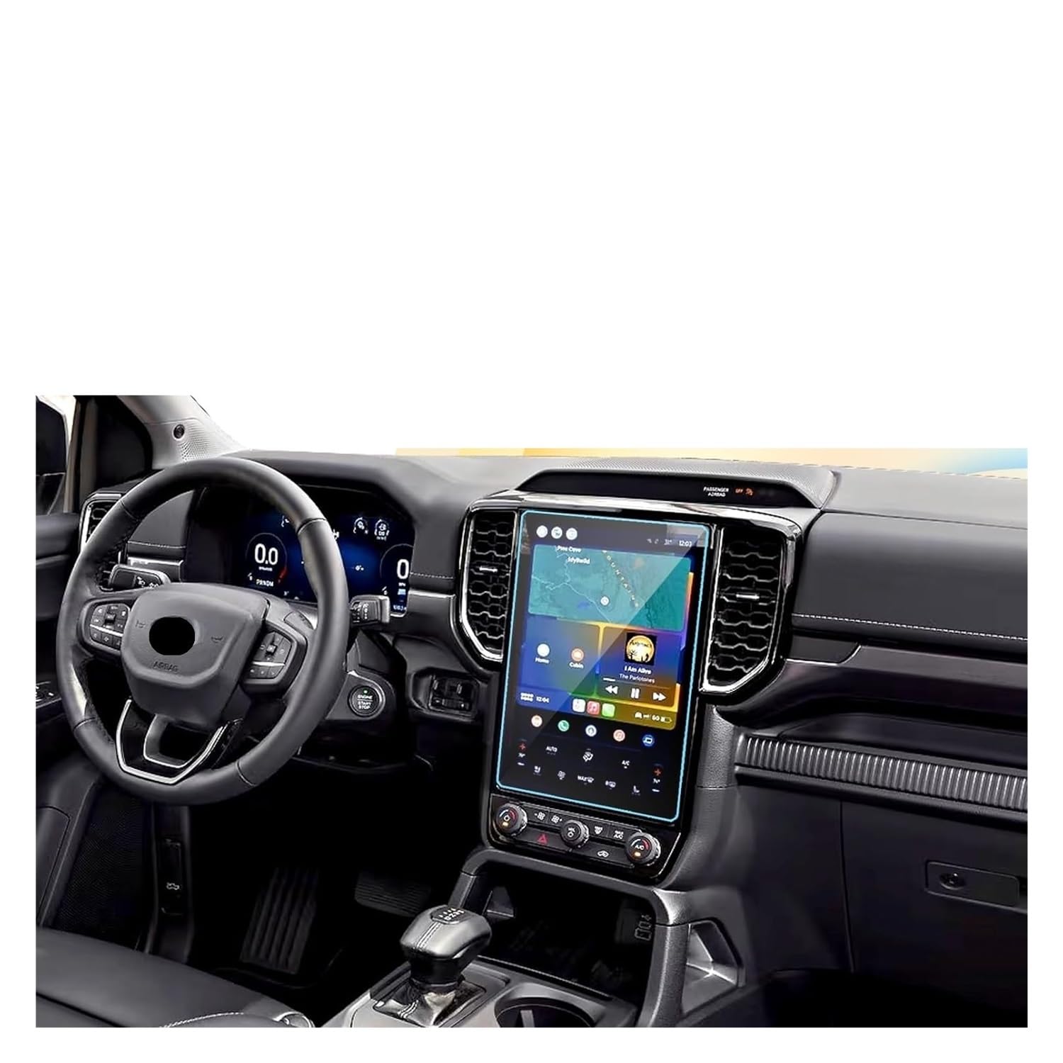 GPS Displayschutzfolie Für Ranger 2022 2023 GPS Navigation Gehärtetem Glass Display-schutzfolie Auto Navigation Display-schutzfolie(Inch 12) von Pibid