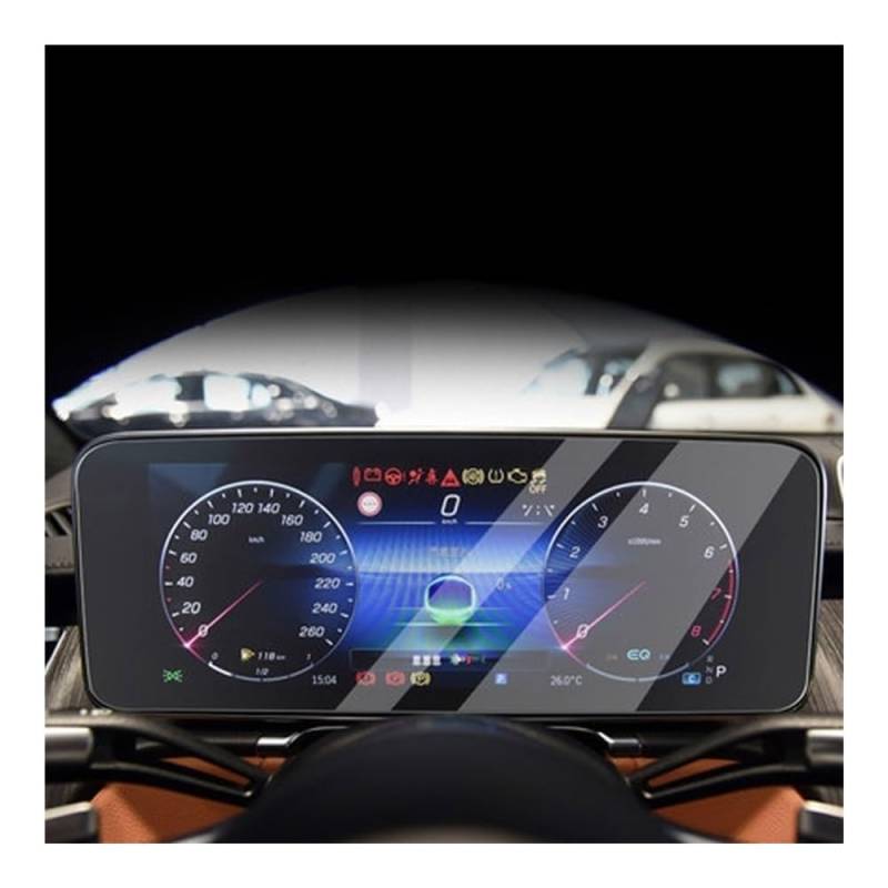 GPS Displayschutzfolie Für S-Class W223 2021 Gehärtetes Glass Displayschutzfolie 12,8 Zoll Auto Navigation Schutzfolie Autozubehör(Style B) von Pibid