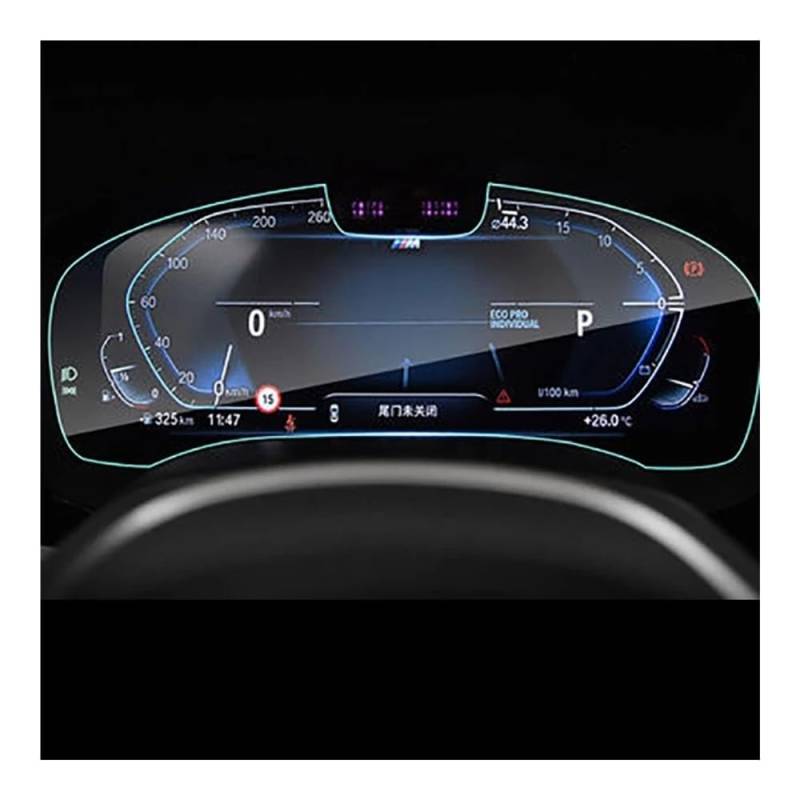 GPS Displayschutzfolie Für Serie 5 G30 G31 2021 Auto GPS Navigation Film Bildschirm Gehärtetes Glass Schutz Film Zubehör 12,5 Zoll(Style e) von Pibid