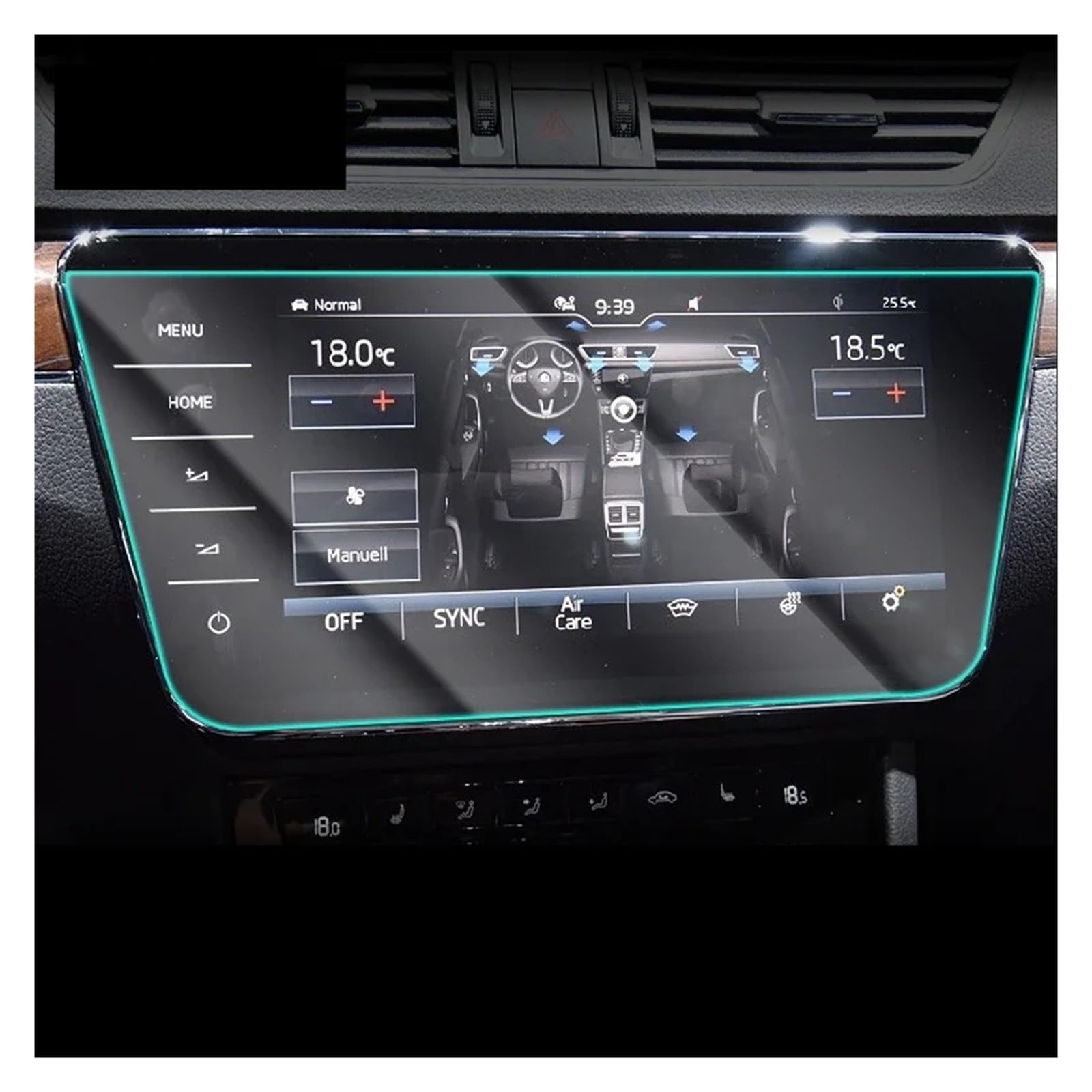 GPS Displayschutzfolie Für Superb 2018-2023 Auto GPS-Navigation Schutzfolie Displayschutzfolie TPU-Folie Displayschutzfolie Innen 8 Zoll(Inch 9.2 1PCS) von Pibid