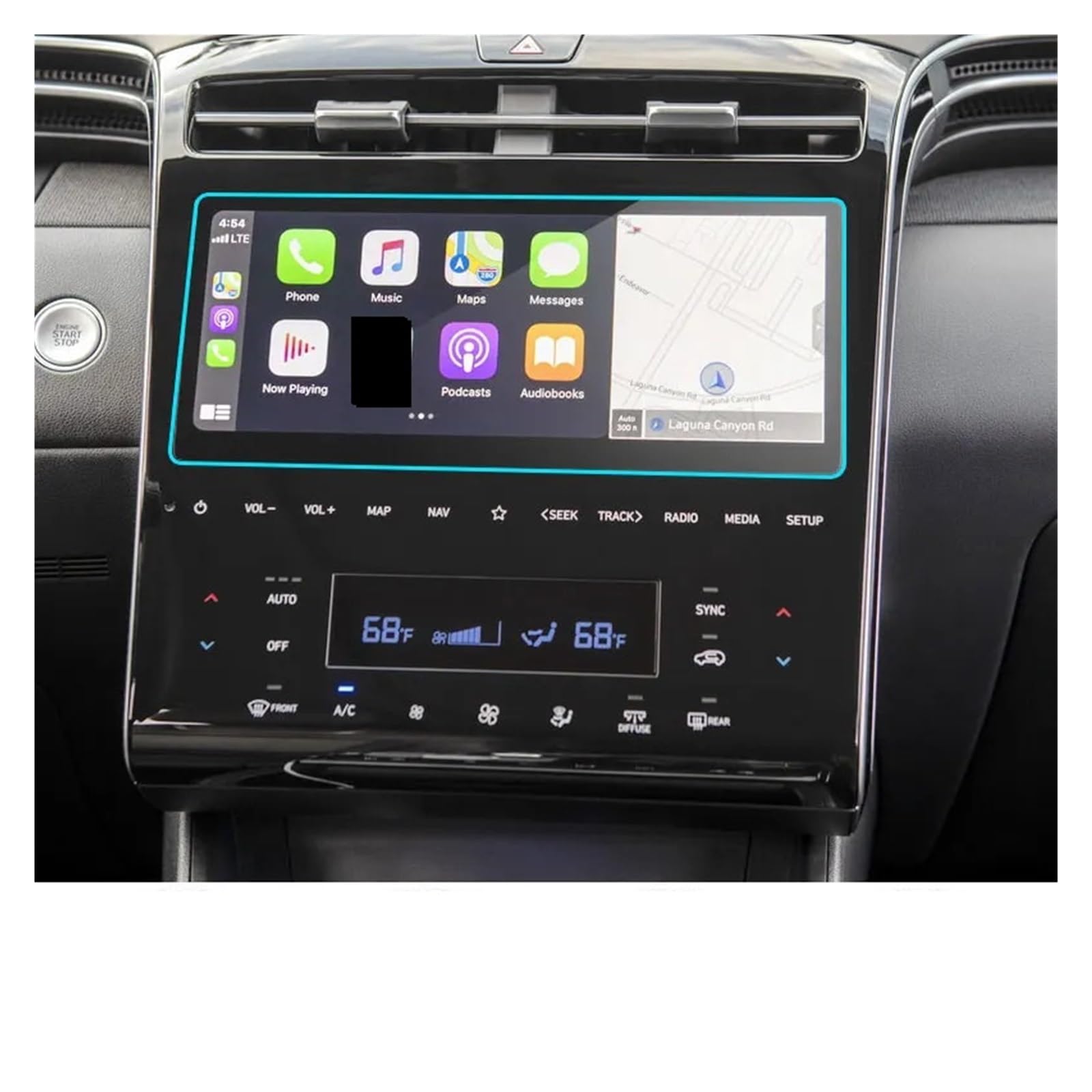 GPS Displayschutzfolie Für Tucson NX4 2021 PET Film Screen Protector 10 Zoll Auto Navigation Display Bildschirm Auto Innen Schützen Aufkleber Zubehör GPS Displayschutzfolie Für Tucson NX4 2021 PET Film Screen Protector 10 Zoll Auto Navigation Display Bildschirm Auto Innen Schützen Aufkleber Zubehör von Pibid