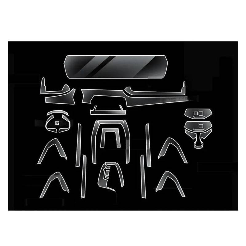 GPS Displayschutzfolie Für X2 U10 2024 Getriebe Panel Navigation Bildschirm Automotive Interior Schutz Film Transparent TPU Zubehör von Pibid