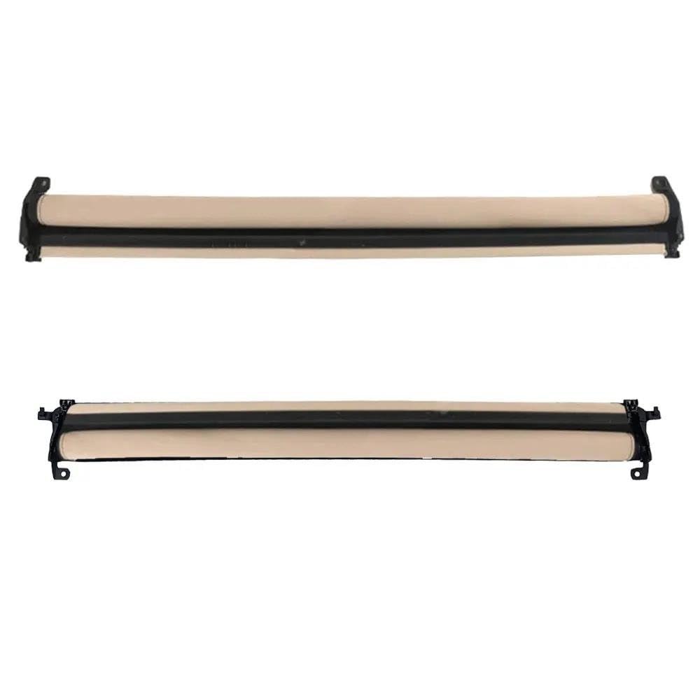 Seitenfenster Sonnenschutzvisier Auto Panorama Schiebedach Sonnenschutz Vorhang Abdeckung Montage 54107409185/88/89 Für 7er Für G12 Für 740Li 2015-Vorne Und Hinten(Beige) von Pibid