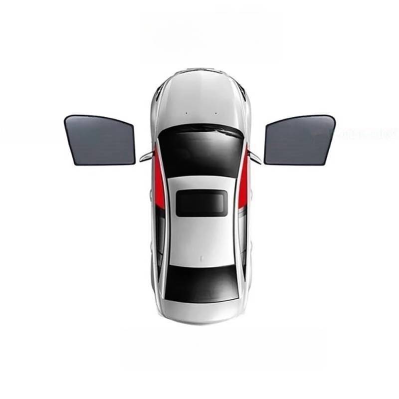Seitenfenster Sonnenschutzvisier Für Equator Für Sport 2024 2023 2022 2021 Magnetische Auto Sonnenschutz Frontscheibe Rahmen Vorhang Hinten Seite Fenster Sonnenschutz Visier(2PCS Front) von Pibid