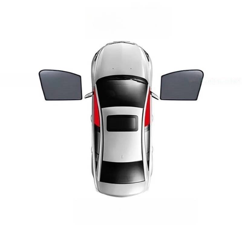 Seitenfenster Sonnenschutzvisier Für Fabia Für Fließheck NJ 2015-2021 Magnetische Auto Sonnenschutz Frontscheibe Vorhang Hinten Seite Fenster Sonnenschutz Visier(2PCS Front) von Pibid