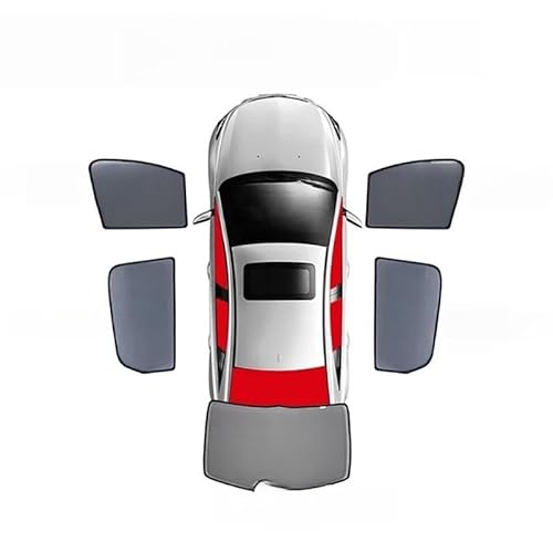 Seitenfenster Sonnenschutzvisier Für GLC Für Coupe 2016-2022 Magnetische Auto Sonnenschutz Frontscheibe Vorhang Abdeckung Hinten Seite Fenster Sonnenschutz Visier(5PCS Front Rear Back) von Pibid
