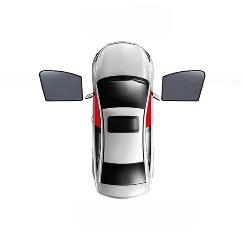 Seitenfenster Sonnenschutzvisier Für Kia Für Sportage QL 2016-2021 Magnetische Auto Sonnenschutz Frontscheibe Vorhang Hinten Seite Sitz Fenster Sonnenschutz Visier(2PCS Front) von Pibid
